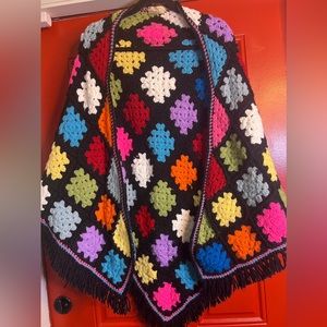 Handmade by Grandma Vintage Shawl